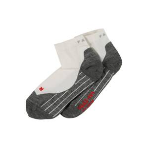 FALKE Športové ponožky 'RU4 Short'  sivá / biela
