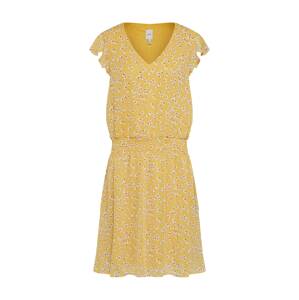 ICHI Letné šaty 'Ixeda'  hnedá / žltá / biela