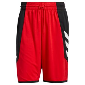 ADIDAS SPORTSWEAR Športové nohavice 'Pro Madness'  červená / čierna / biela