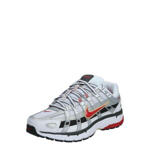Nike Sportswear Nízke tenisky 'P-6000'  červená / platinová / biela