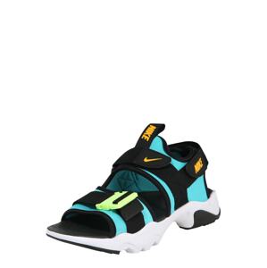 Nike Sportswear Sandále 'Canyon'  tyrkysová / čierna / biela