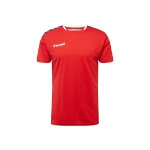 Hummel Funkčné tričko  čadičová / červená / čierna / biela