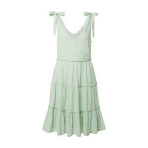 VILA Letné šaty  pastelovo zelená
