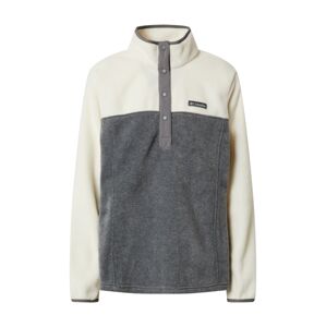 COLUMBIA Športový sveter 'Benton Springs'  krémová / sivá