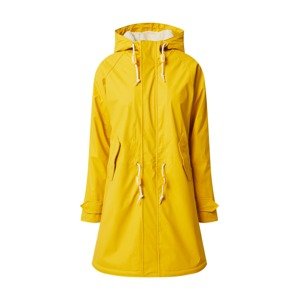 Derbe Prechodný kabát 'Travel Cozy Friese'  žltá / ohnivo červená / čierna / biela