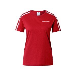 Champion Authentic Athletic Apparel Tričko  červená / biela