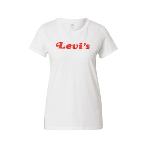 LEVI'S ® Tričko  svetločervená / biela