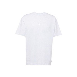 Nike Sportswear Funkčné tričko 'Esential'  sivá melírovaná / biela