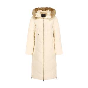 LolaLiza Zimná bunda  farba ťavej srsti / prírodná biela