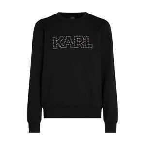 Karl Lagerfeld Mikina ' Studded Karl '  čierna