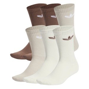 ADIDAS ORIGINALS Ponožky 'Trefoil Cushion'  béžová / hnedá / svetlohnedá / biela