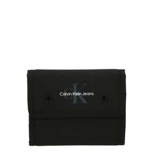 Calvin Klein Jeans Peňaženka 'ESSENTIALS'  tmavosivá / čierna / biela