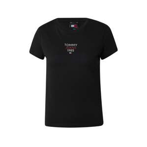 Tommy Jeans Tričko 'ESSENTIAL'  tmavomodrá / červená / čierna / biela