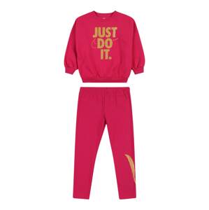 Nike Sportswear Joggingová súprava  zlatá žltá / ružová