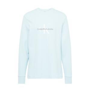 Calvin Klein Jeans Tričko  pastelovo modrá / sivá / biela