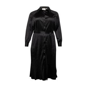 ONLY Carmakoma Košeľové šaty 'ELANORA'  čierna
