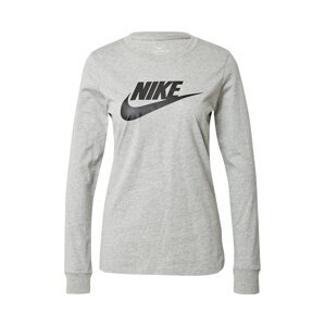 Nike Sportswear Tričko 'Essential'  sivá melírovaná / čierna