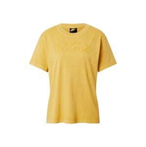 Nike Sportswear Tričko  žltá melírovaná
