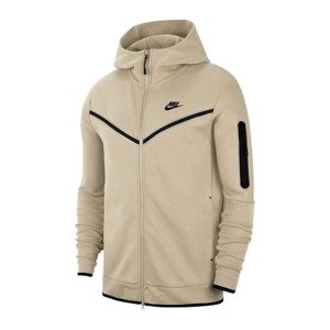 Nike Sportswear Tepláková bunda  svetlobéžová / čierna