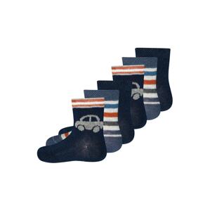 EWERS Ponožky  modrá / oranžová / biela