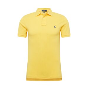 Polo Ralph Lauren Tričko 'SSKCSLM1-SHORT SLEEVE-KNIT'  námornícka modrá / žltá