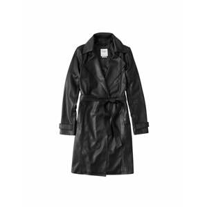 Abercrombie & Fitch Prechodný kabát  čierna
