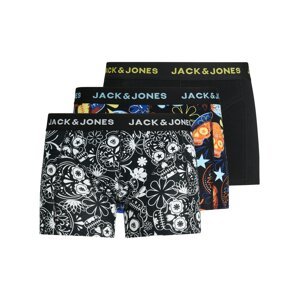 JACK & JONES Boxerky  svetlomodrá / žltá / oranžová / čierna