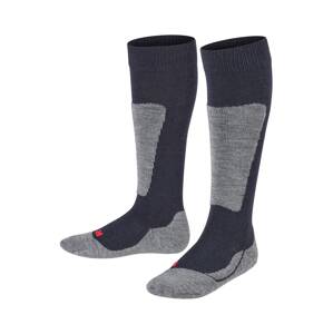 FALKE Športové ponožky 'Active Ski'  námornícka modrá / modrá melírovaná / sivá