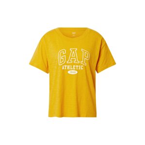 GAP Tričko 'Easy Athletic'  žltá / biela