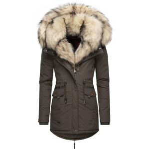 NAVAHOO Zimný kabát 'Sweety'  krémová / antracitová