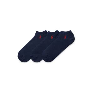 Polo Ralph Lauren Ponožky 'GHOST PED'  námornícka modrá / tmavočervená