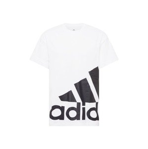 ADIDAS SPORTSWEAR Funkčné tričko 'Essentials Giant Logo'  čierna / biela