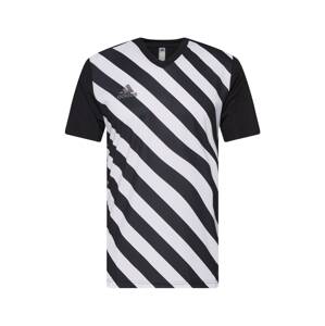 ADIDAS SPORTSWEAR Funkčné tričko 'Entrada 22'  tmavosivá / čierna / biela