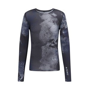 ADIDAS PERFORMANCE Funkčné tričko 'Techfit Allover Print '  čierna / biela