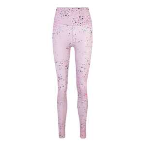 Reebok Športové nohavice 'Lux'  pastelovo fialová / ružová / čierna / biela