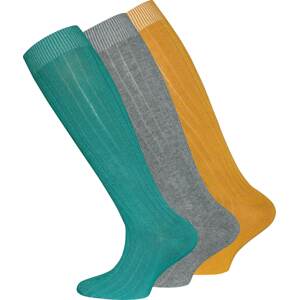 EWERS Ponožky  žltá / sivá / zelená