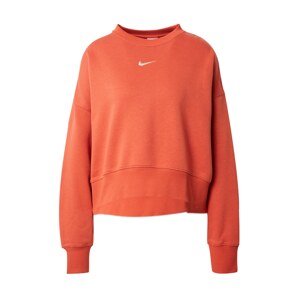 Nike Sportswear Mikina 'Phoenix Fleece'  béžová / oranžovo červená