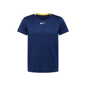 NIKE Funkčné tričko  námornícka modrá / žltá / biela