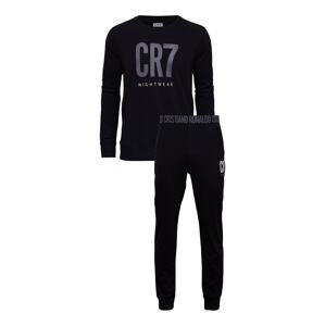 CR7 - Cristiano Ronaldo Dlhé pyžamo 'Homewear'  modrá / čierna