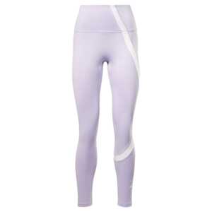 Reebok Športové nohavice 'Vector'  pastelovo fialová / biela