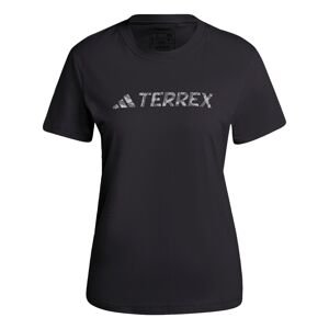 ADIDAS TERREX Funkčné tričko 'Classic'  čierna / biela
