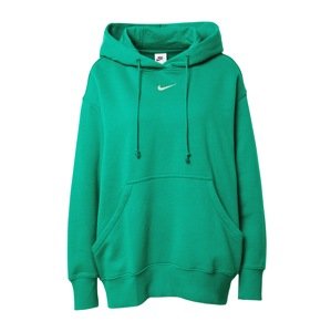 Nike Sportswear Mikina 'Phoenix Fleece'  zelená / biela