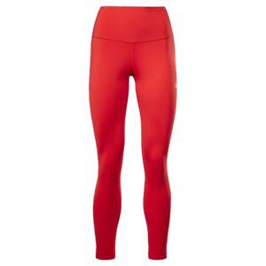 Reebok Športové nohavice 'Lux Perform'  červená / biela
