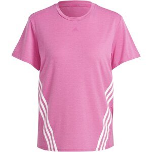 ADIDAS SPORTSWEAR Funkčné tričko 'Train Icons'  ružová / biela