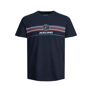 JACK & JONES Tričko 'VIBE'  námornícka modrá / zmiešané farby