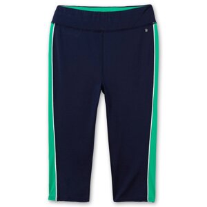 SHEEGO Športové nohavice  námornícka modrá / zelená / strieborná / biela