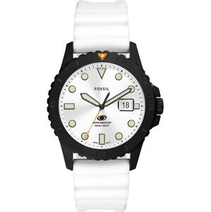 FOSSIL Analógové hodinky  pastelovo zelená / čierna / strieborná / biela