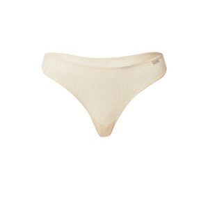 Calvin Klein Underwear Tangá 'Sheer Marquisette'  béžová