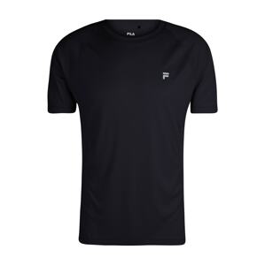FILA Funkčné tričko 'RIDGECREST'  čierna / biela