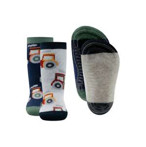 EWERS Ponožky  modrá / sivá / zelená / oranžová